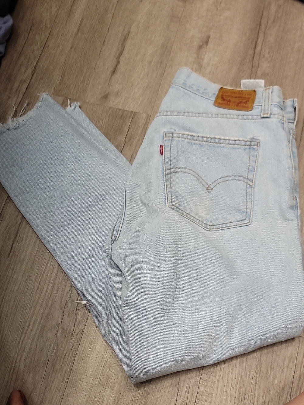 Levi's Size 28 Light Blue Straight Leg Jeans